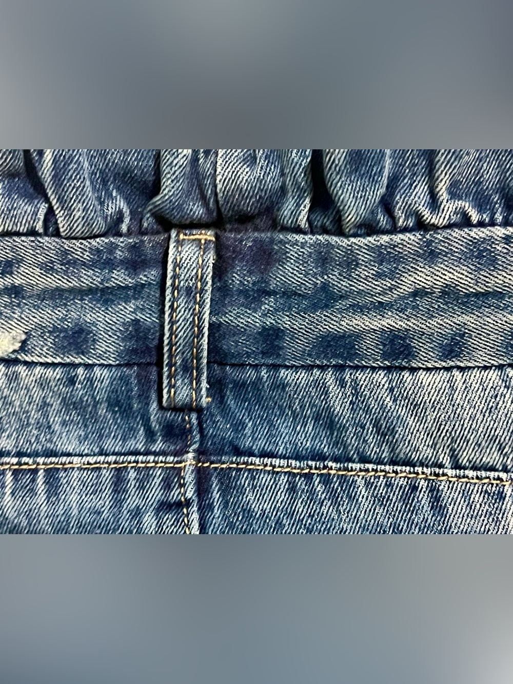 NWT Hayden Los Angeles Women's Distressed Paperbag Waist Denim - US Medium - Picture 2 of 6